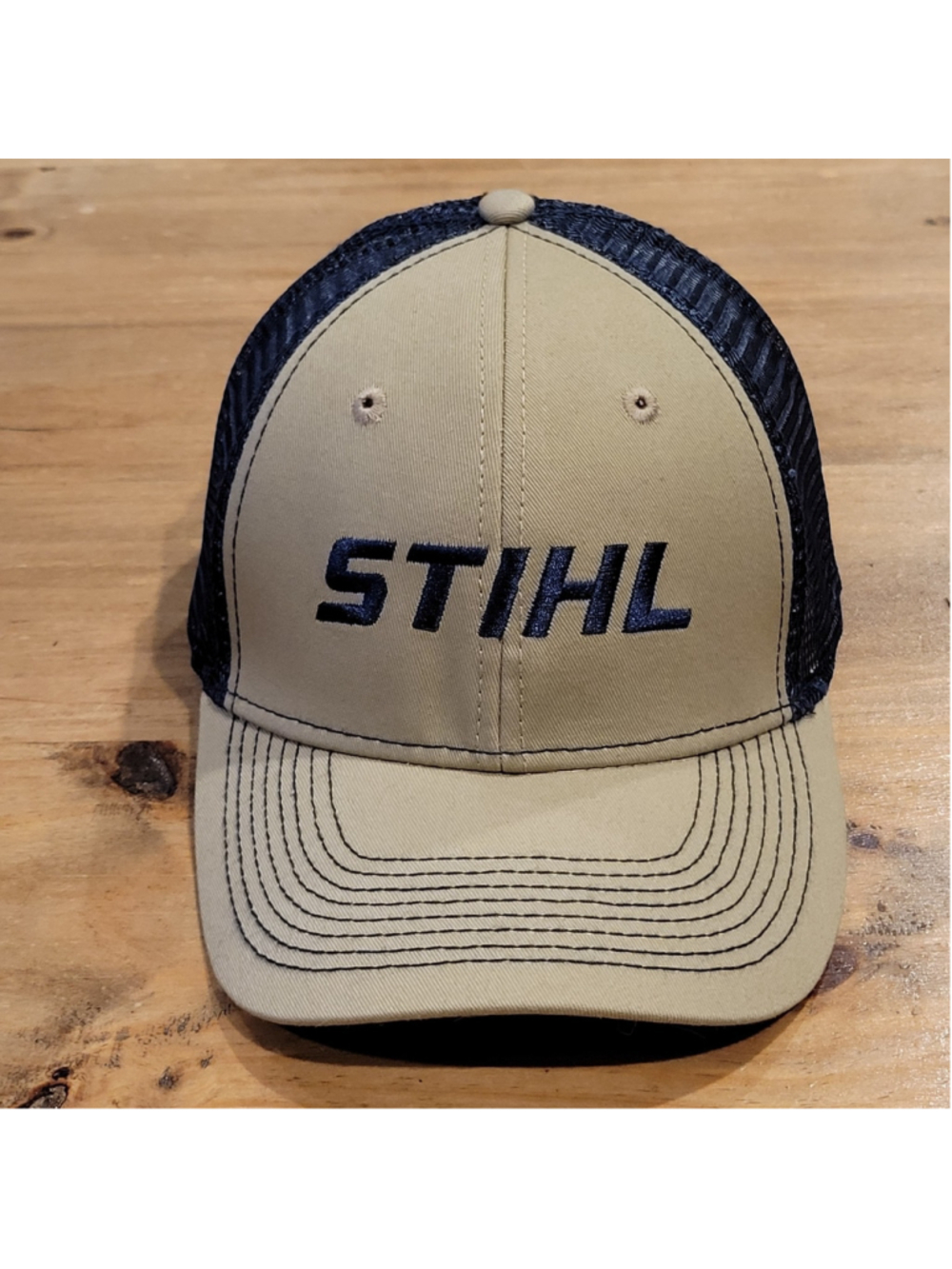 Stihl Hat Cap Snapback Brown Mesh Back Black One Size Chainsaw Equipment